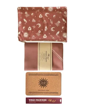 1 mm Travel Yoga Mat   Block Pack Ceremony Cinnamon