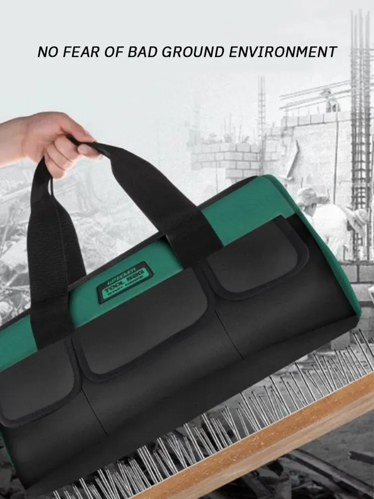 1 Pc Multifunctional Waterproof and Durable Electrician Canva Thickened Carpentry Tool Bag
