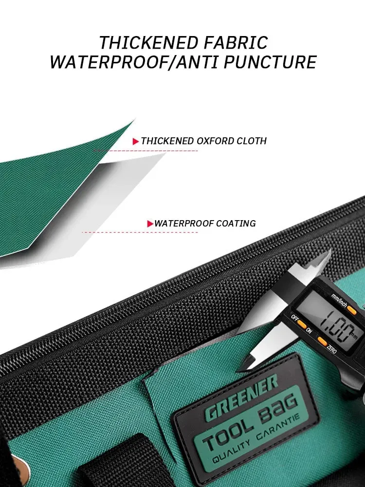 1 Pc Multifunctional Waterproof and Durable Electrician Canva Thickened Carpentry Tool Bag