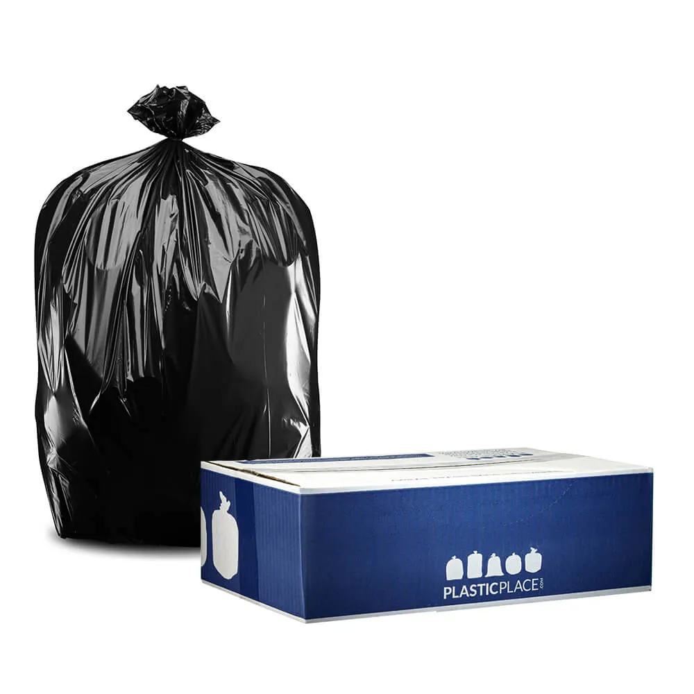 65 Gallon Rollout Trash Bags - 1.5 Mil - 100/Case