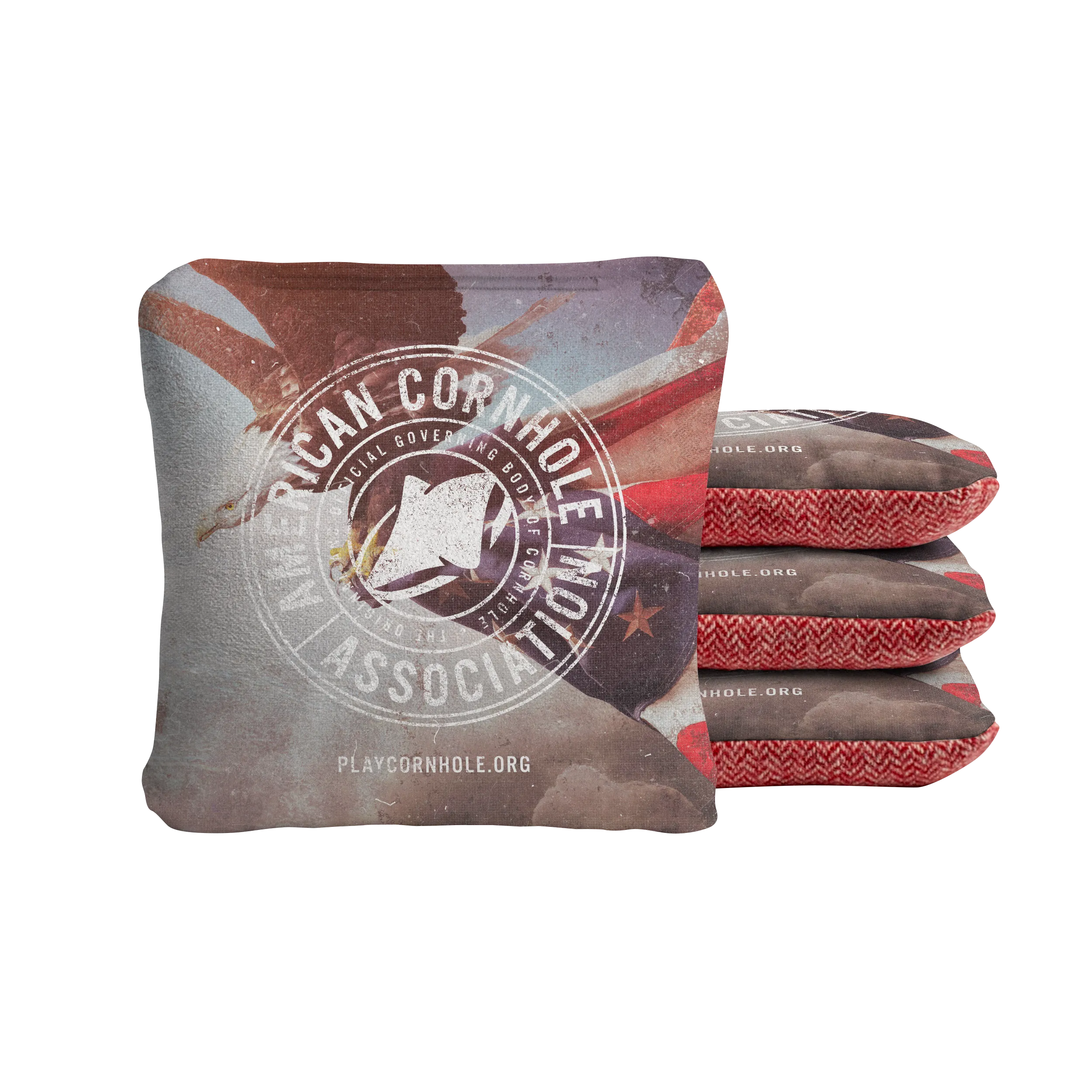 ACA Badge Patriotic Eagle Synergy Soft Cornhole Bags
