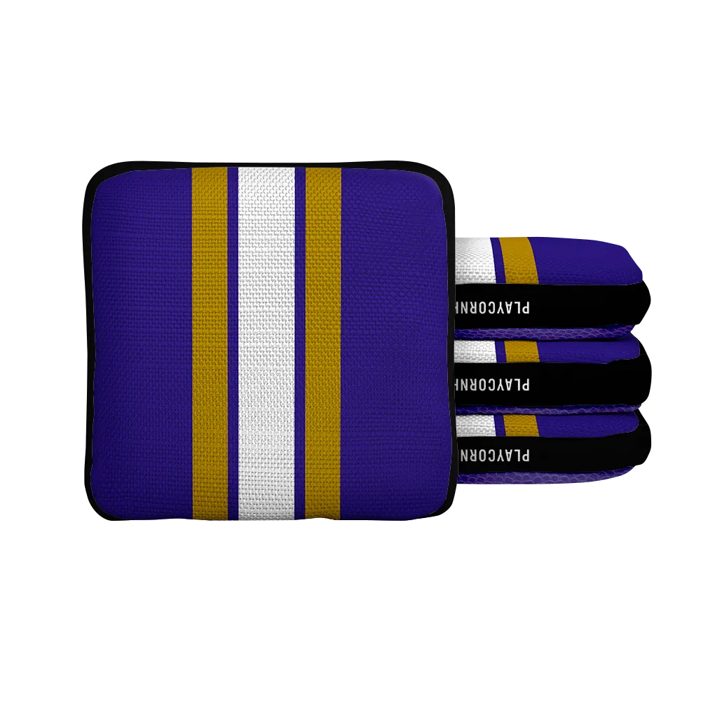 Baltimore Football Gameday Stripes Synergy Edge Cornhole Bags