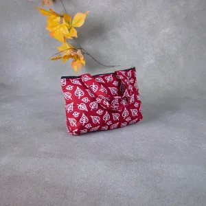 Bristlefront everyday handy bags Brown Colour With Leaf Design.