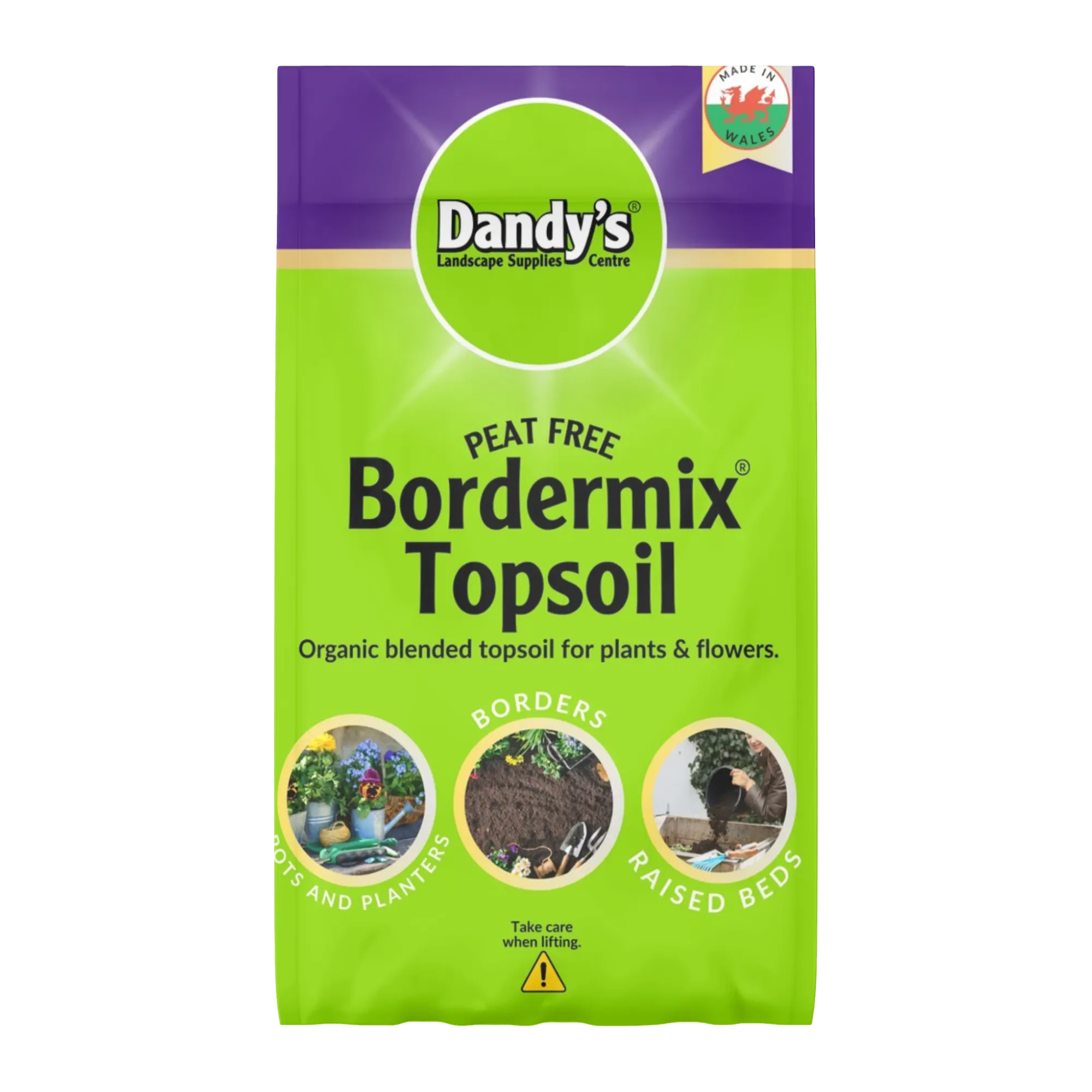 Click and Collect Bordermix Topsoil Handy Bags