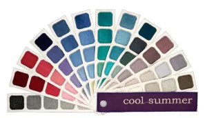 Cool Summer Color Swatch Book