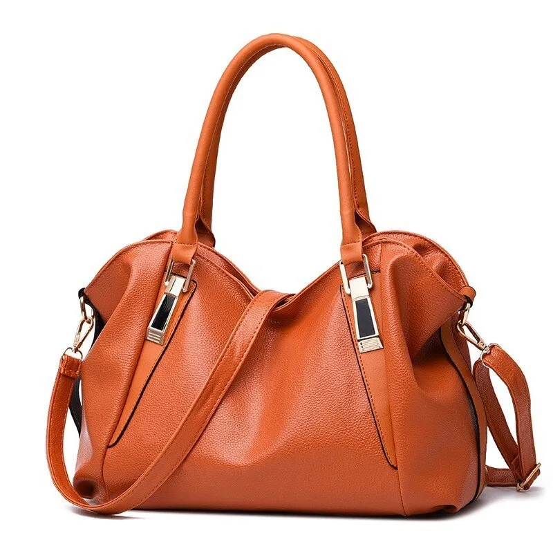 deanwangkt  Designer Women Handbag Vintage Female PU Leather Bags Handbags Ladies Portable Shoulder Bag Office Ladies Hobos Bag Totes
