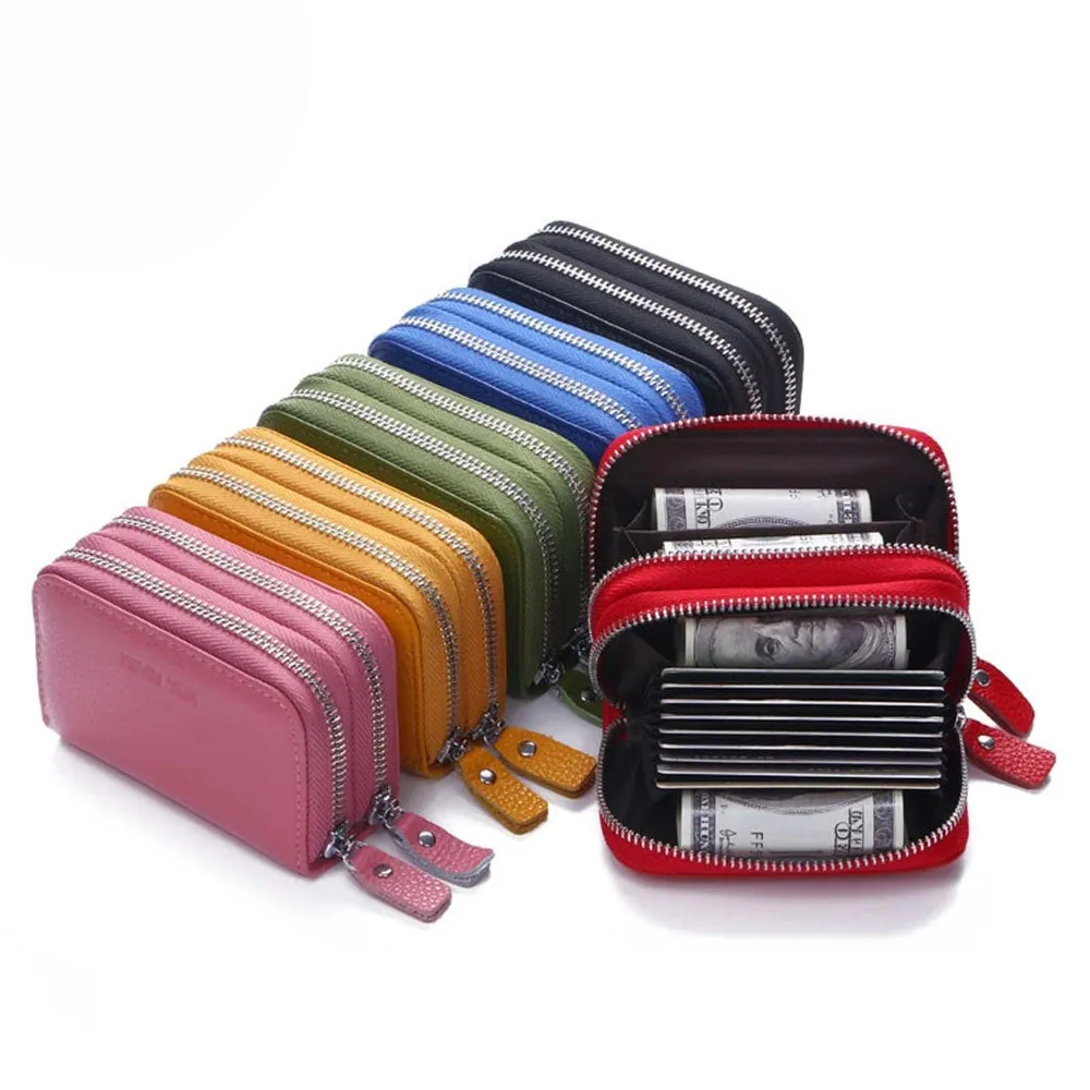 Deluxe Accordion Cardholder Wallet - Pink