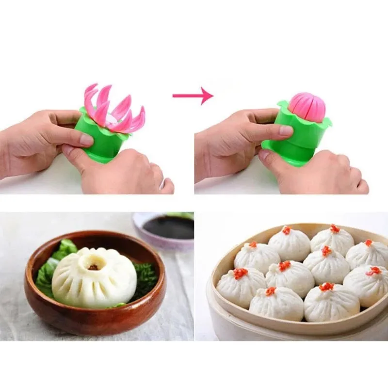 DIY Kitchen Pastry Pie Cookie Maker Chinese Bun Baking Mould and Pastry Baking Tools Steamed Cake Making Mould Bun Maker 1 Piece