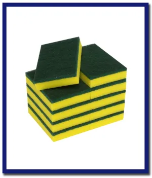 Edco Contractor Scourer Sponge - 10 Pcs Per Pack