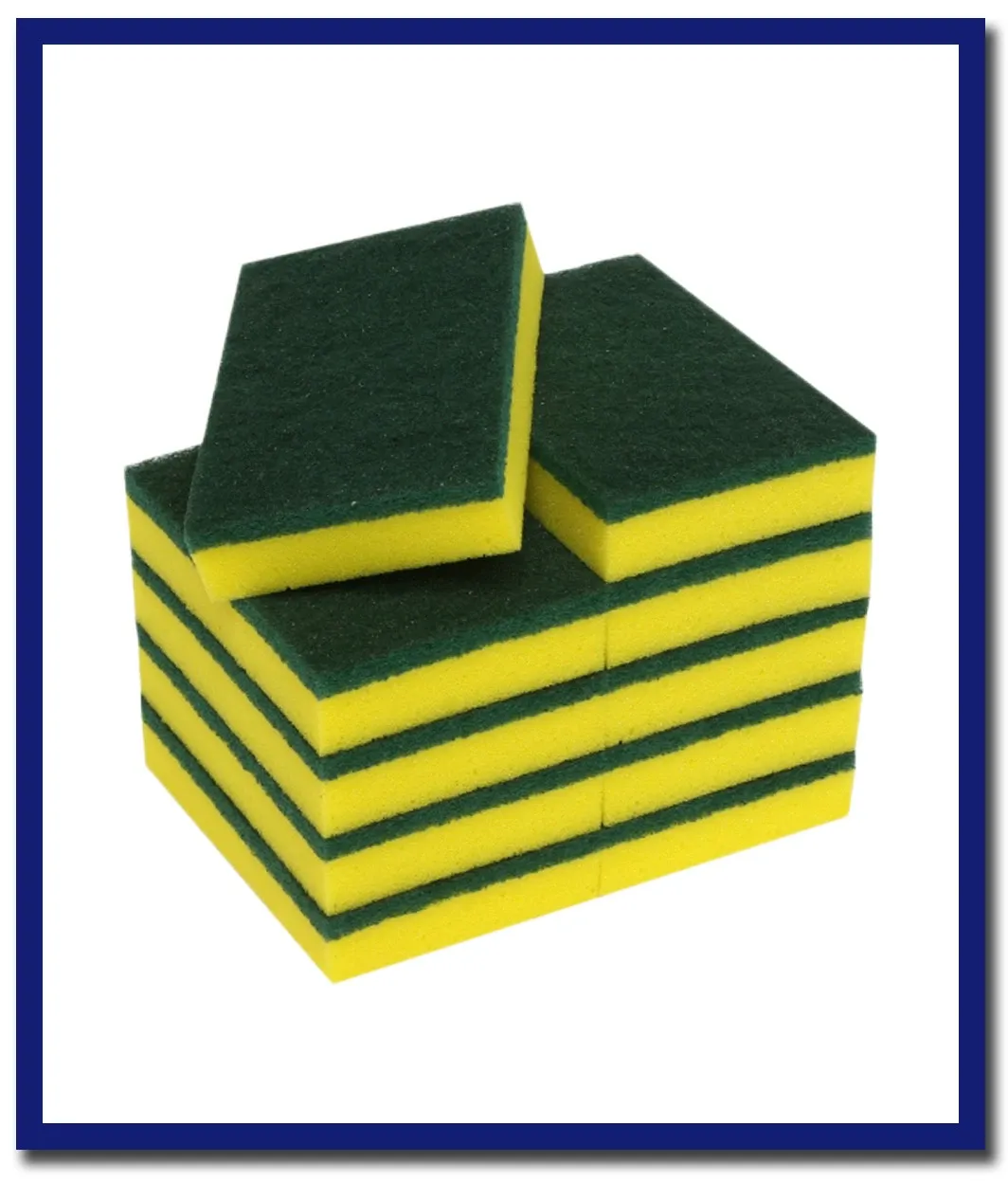 Edco Super Quality Heavy Duty Scourer Sponge - 10 Pcs Per Pack