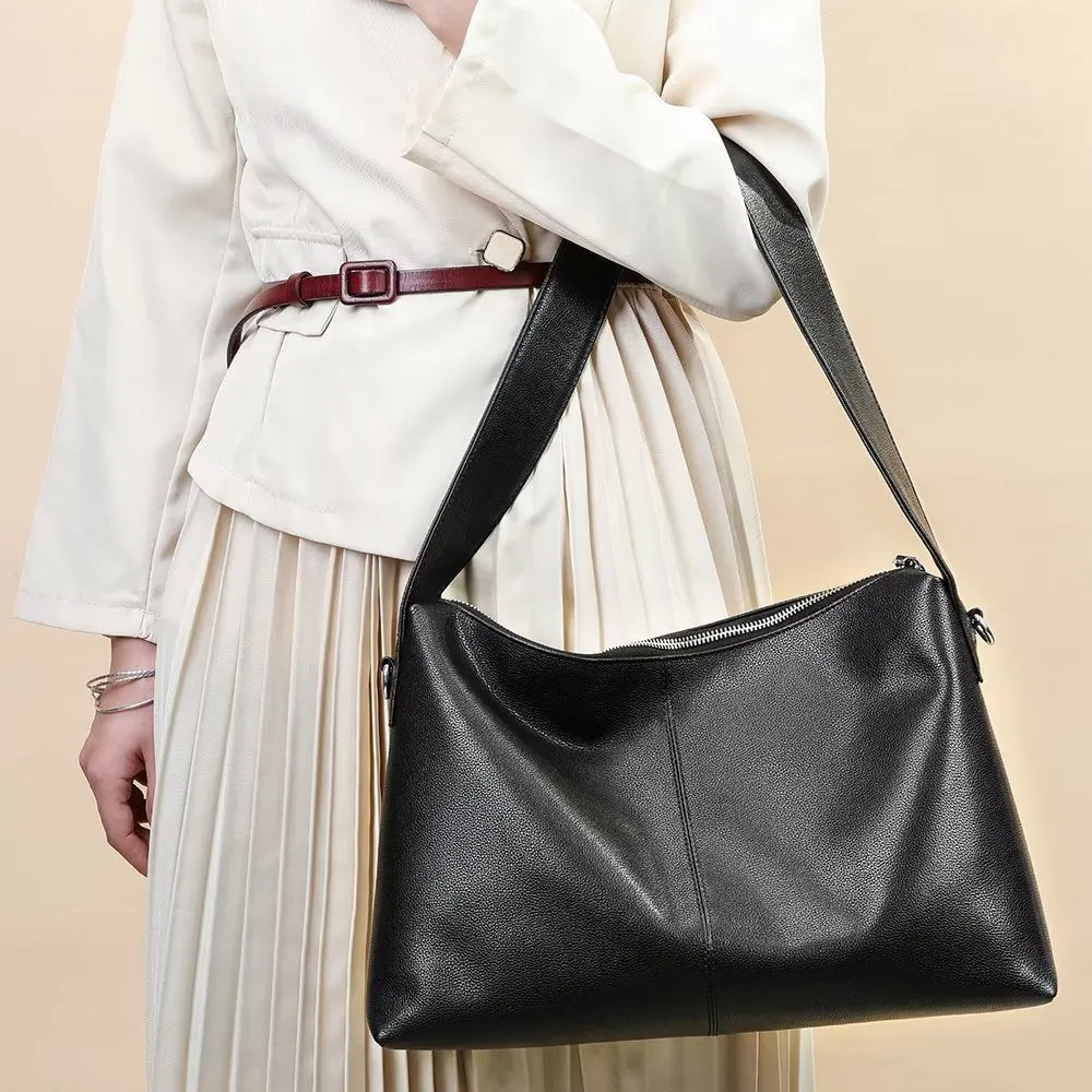 Elegant Cow Leather Crossbody Bag