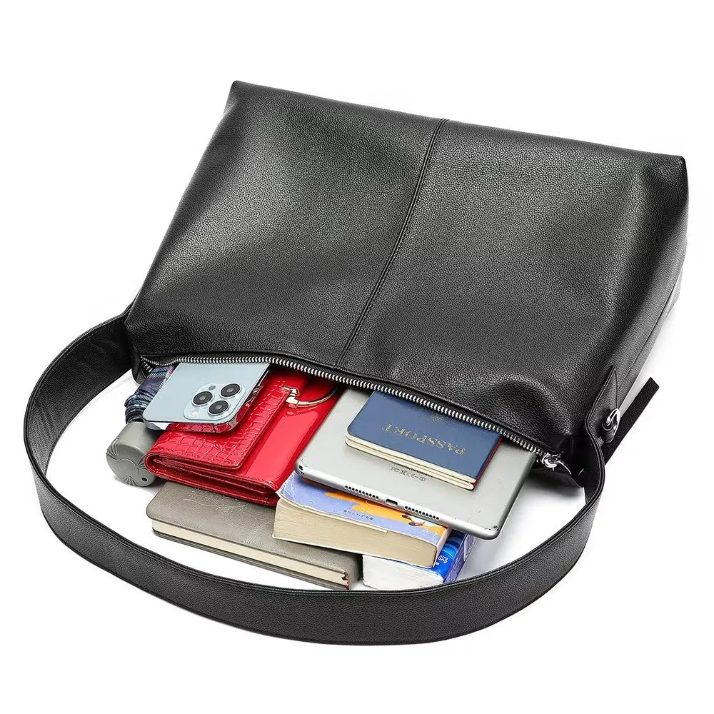 Elegant Cow Leather Crossbody Bag