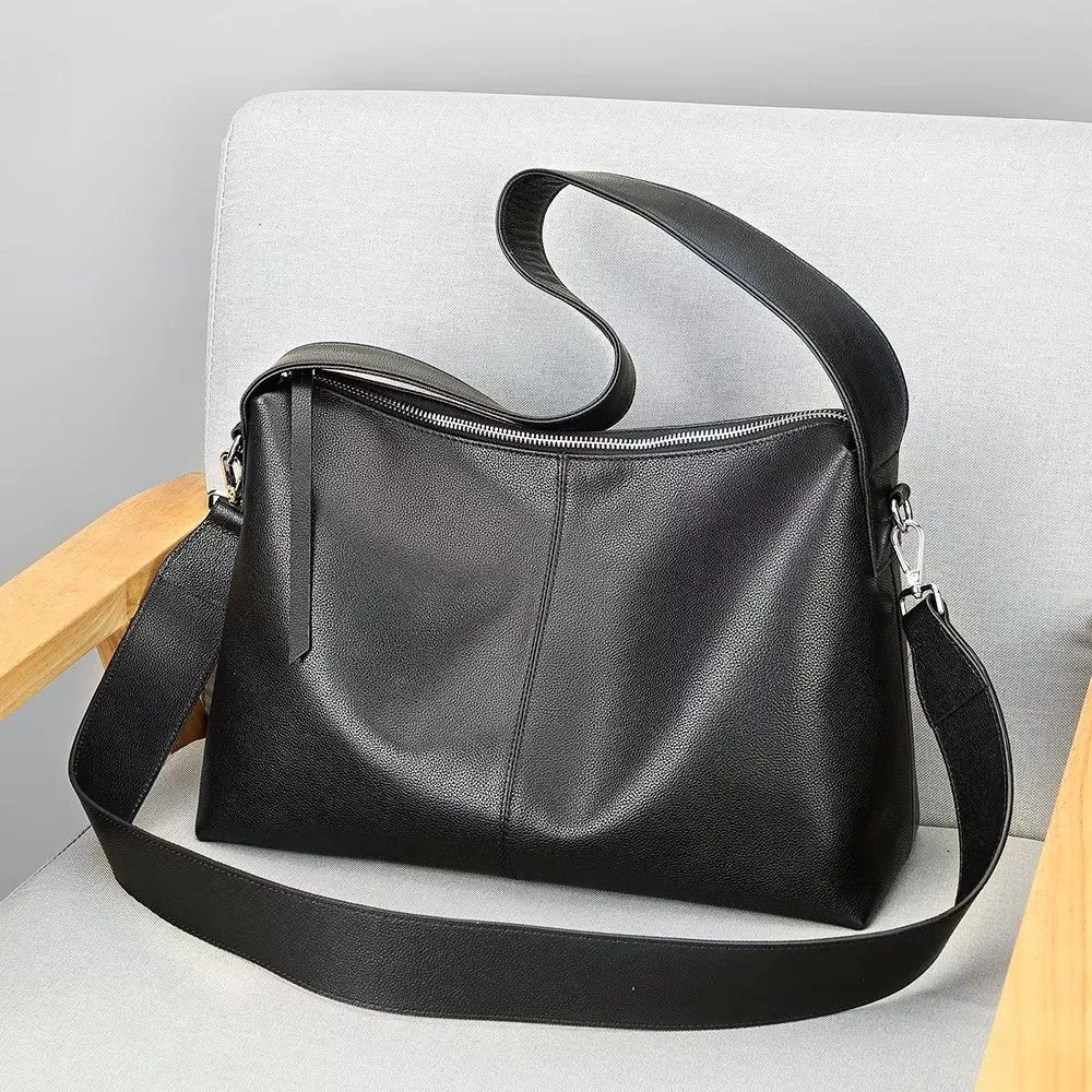 Elegant Cow Leather Crossbody Bag