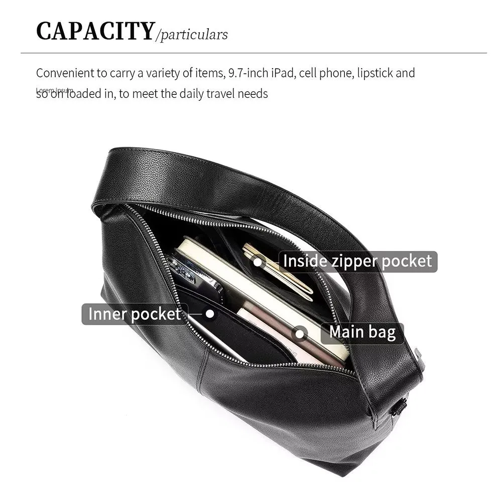 Elegant Cow Leather Crossbody Bag