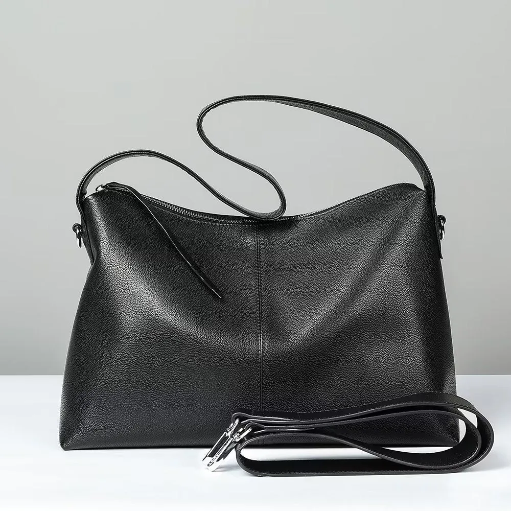 Elegant Cow Leather Crossbody Bag