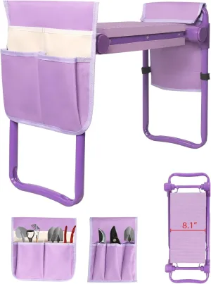 Ergonomic Kneeler and Seat Bench Garden Workseat Folding Gardening Bench