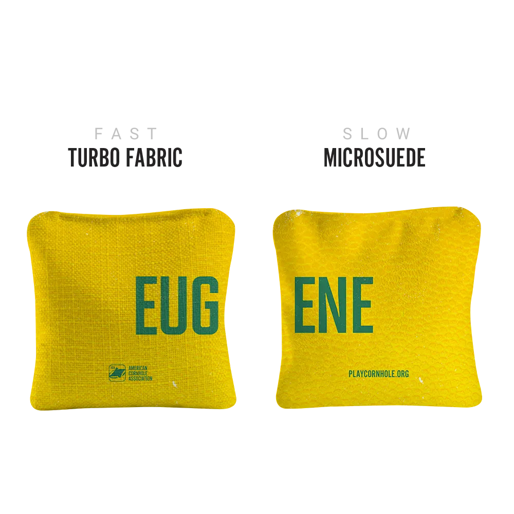 Eugene Campus Gameday Synergy Pro Cornhole Bags