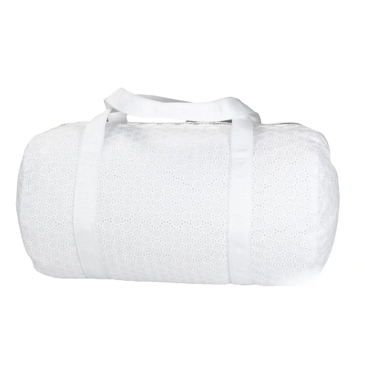 Eyelet Love You Baby Duffle | Mint