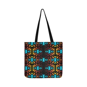 Fire Colors and Sky III Reusable Shopping Bag (Two sides)
