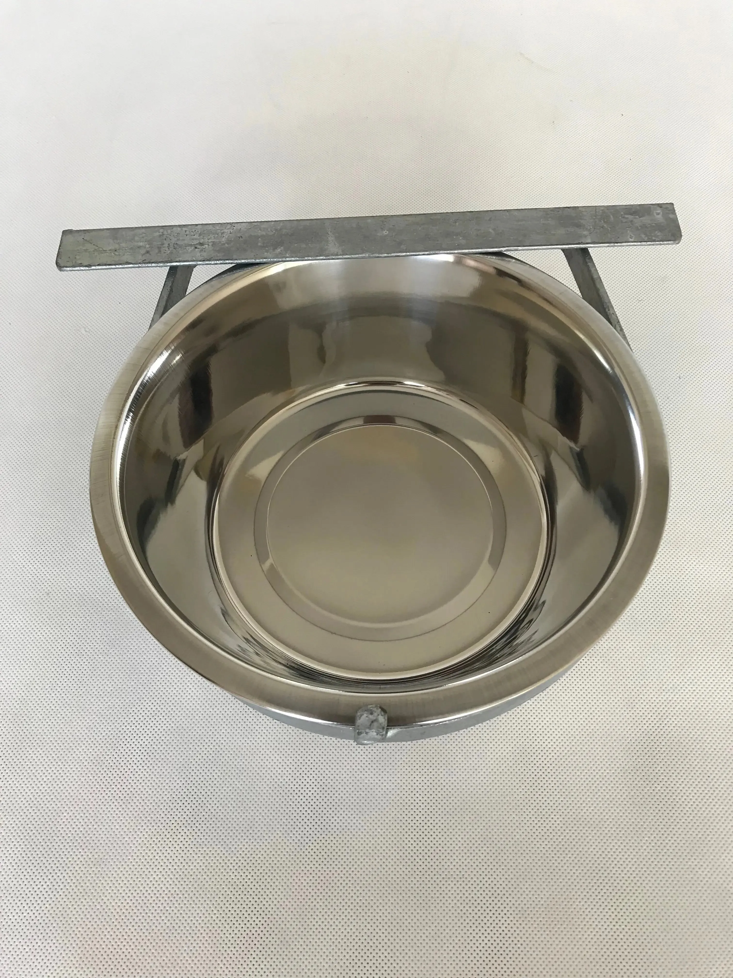 Galvanised Bowl Holders with Bowls