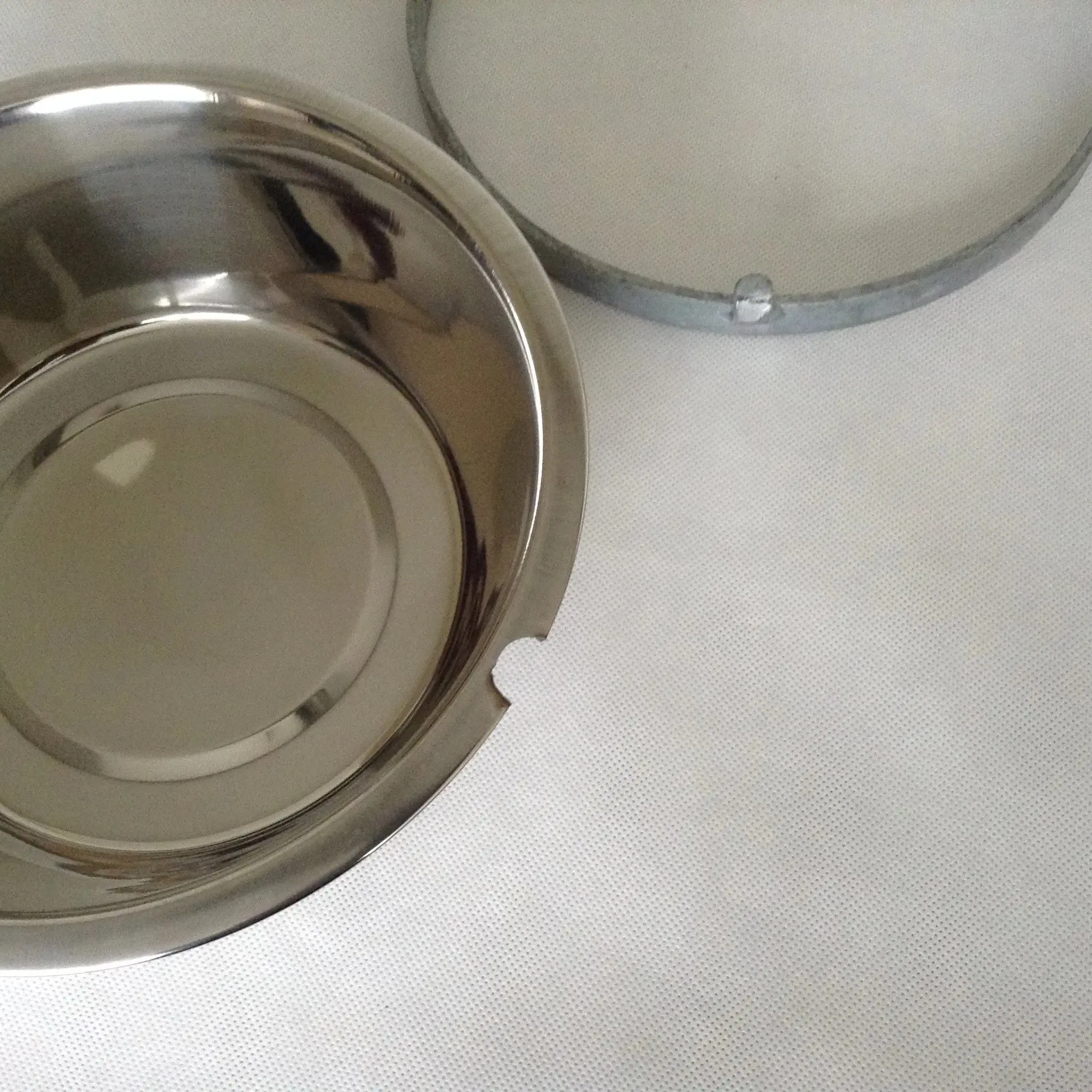 Galvanised Bowl Holders with Bowls