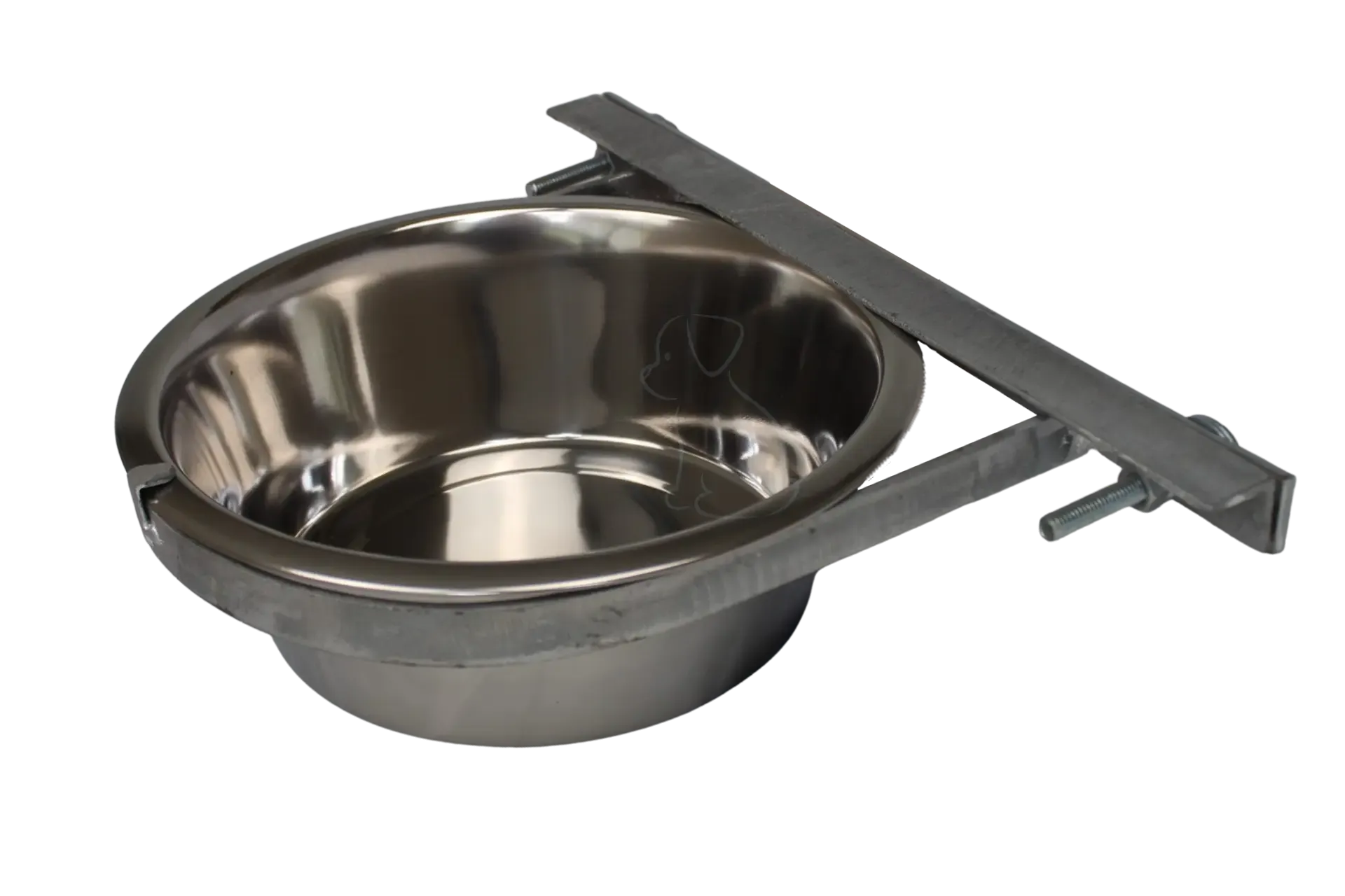 Galvanised Bowl Holders with Bowls