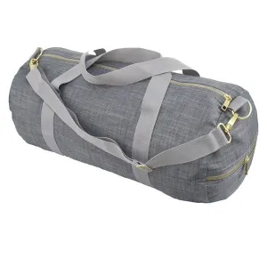 Gray Chambray Weekender Duffle