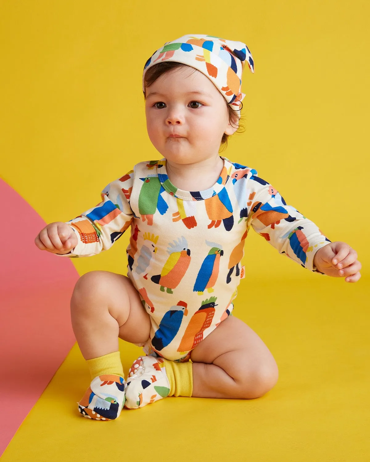 Halcyon Nights Lunar Baby Hat - Flamin' Galahs