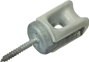Halex 60222 Wireholder, Porcelain/Steel :EA: QUANTITY: 1