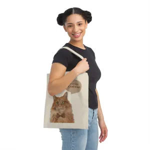 Im Not lazy Im Just a Cat POD Canvas Tote Bag
