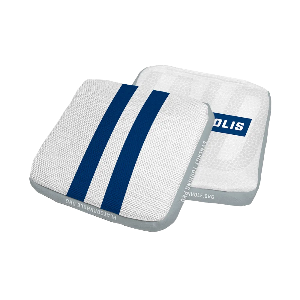 Indianapolis Football Gameday Stripes Synergy Edge Cornhole Bags