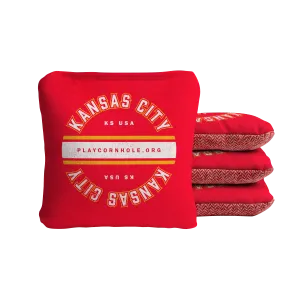 Kansas City Football Gameday Vintage Synergy Soft Cornhole Bags