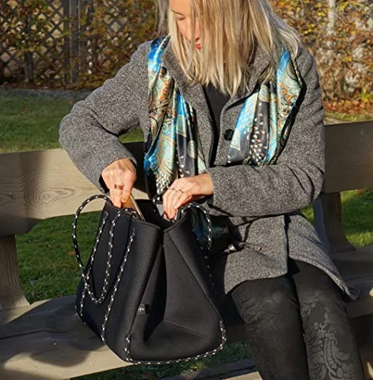 Large Neoprene Tote Bag for Women Bags Are Superb Travel Totes Gym Totes