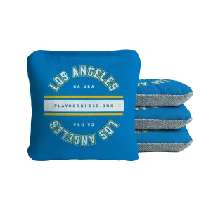 Los Angeles LAC Football Gameday Vintage Synergy Soft Cornhole Bags