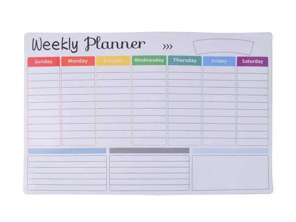 Magnetic Weekly Planner &  Marker