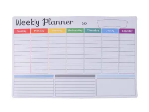 Magnetic Weekly Planner &  Marker
