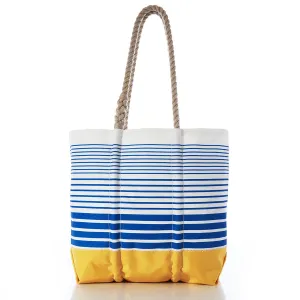 Medium Blue Stripe Tote