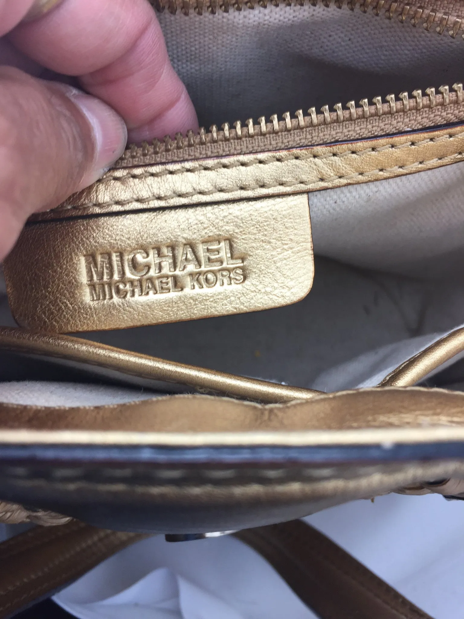 Michael Michael Kors Straw Tote Bag