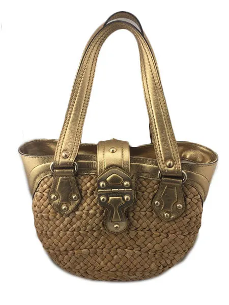 Michael Michael Kors Straw Tote Bag