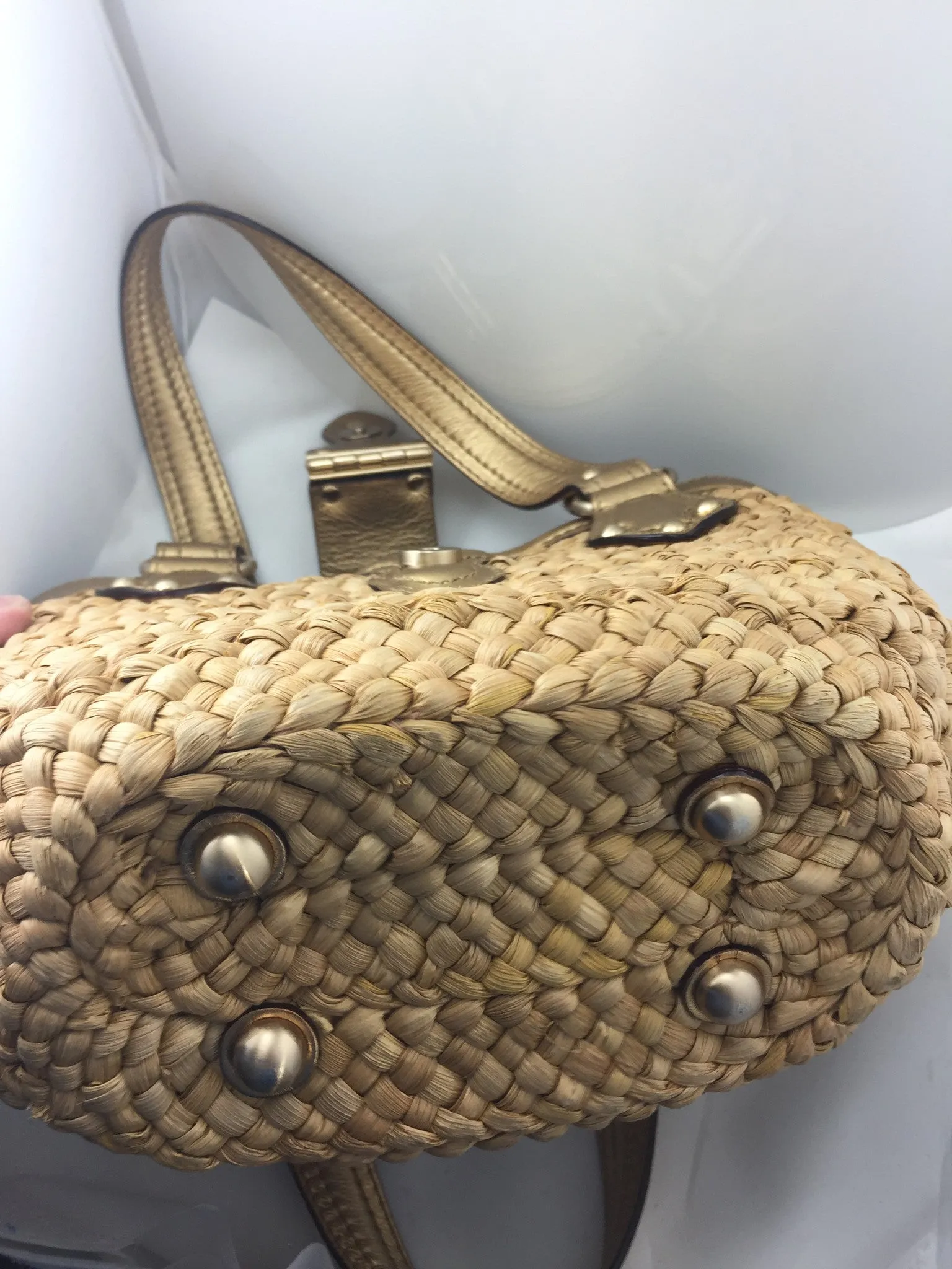 Michael Michael Kors Straw Tote Bag