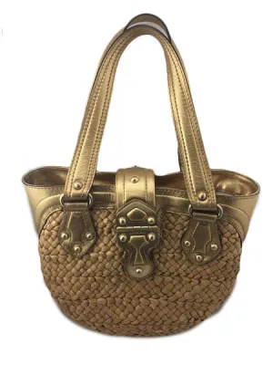 Michael Michael Kors Straw Tote Bag