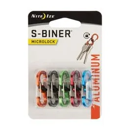 Mini S-Biner MicroLock, 5-Pk.