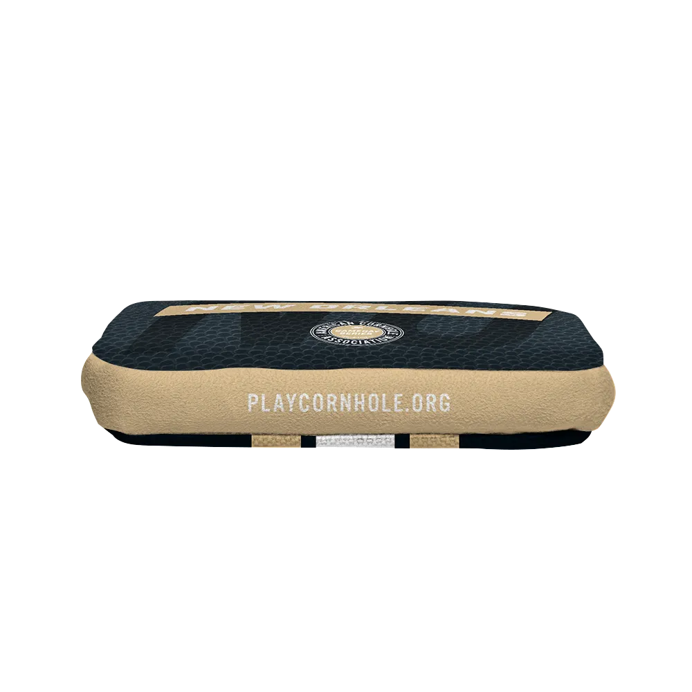 New Orleans Football Gameday Stripes Synergy Edge Cornhole Bags