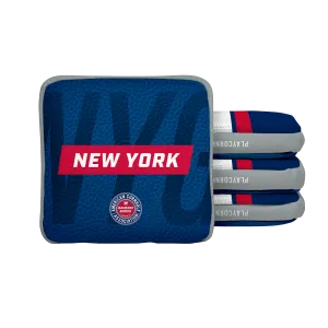 New York NYG Football Gameday Stripes Synergy Edge Cornhole Bags