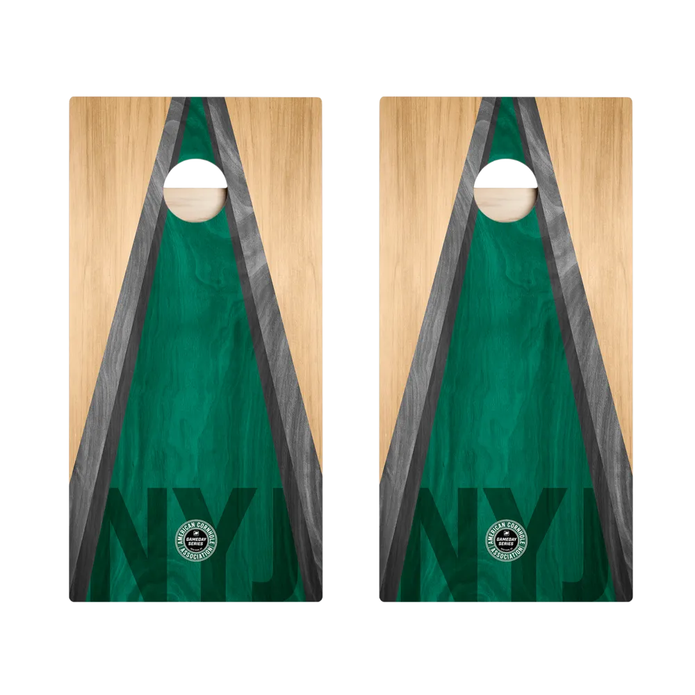 New York NYJ Football Gameday Classic Triangle Star Cornhole Boards