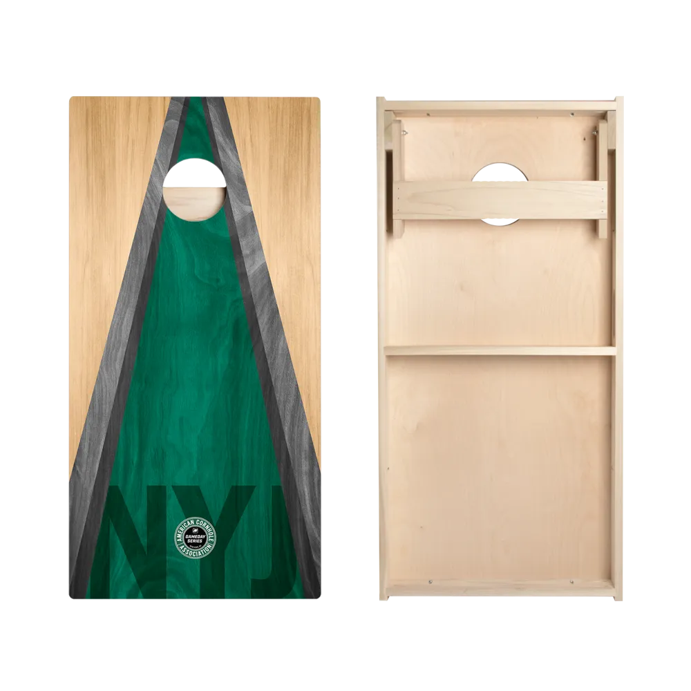 New York NYJ Football Gameday Classic Triangle Star Cornhole Boards
