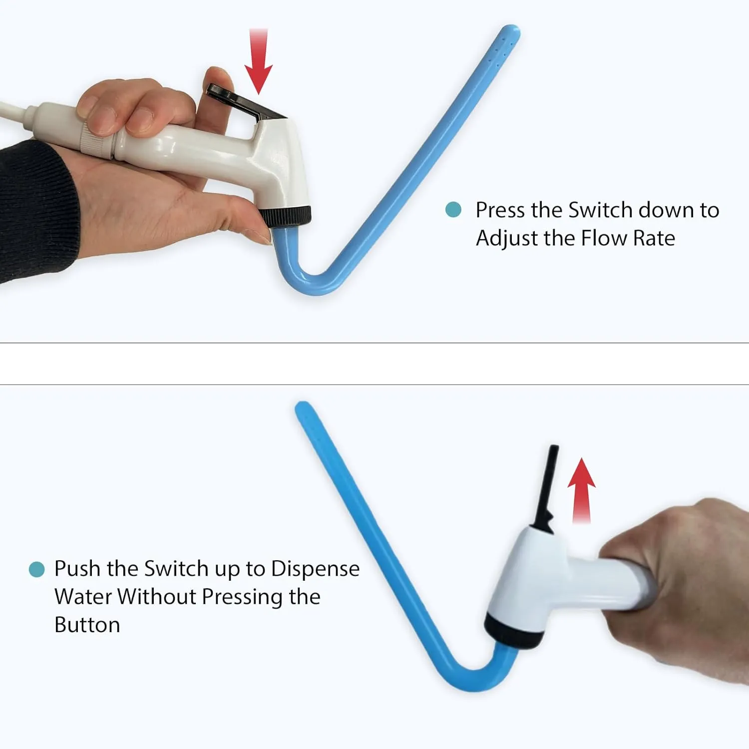 Ostomy Bag Cleaning Tool | Colostomy Bag Flusher | Universal Fit for All Ostomy Bags | Mounts on Toilet Inlet or Tap (20mm Diameter)