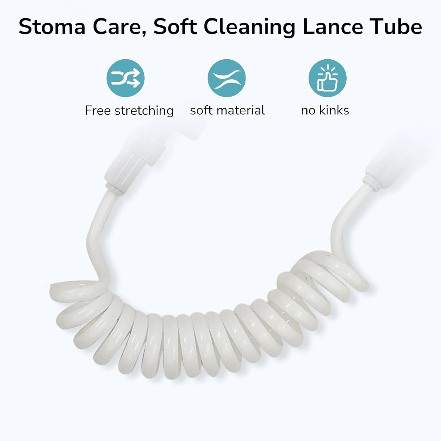 Ostomy Bag Cleaning Tool | Colostomy Bag Flusher | Universal Fit for All Ostomy Bags | Mounts on Toilet Inlet or Tap (20mm Diameter)
