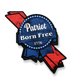 Patriot Born Free Decal