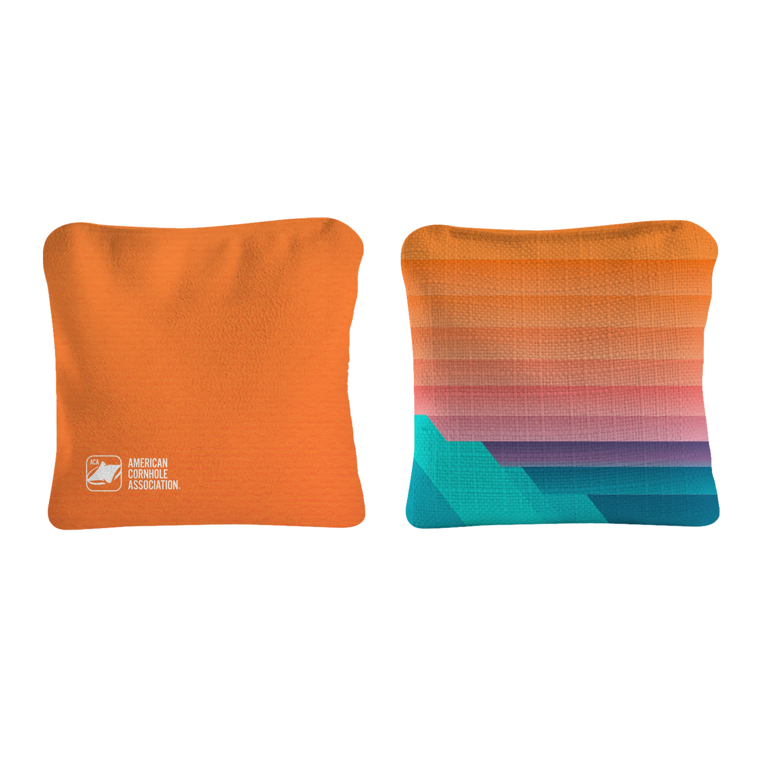 Retro Sunset Stripes Synergy Pro Cornhole Bags